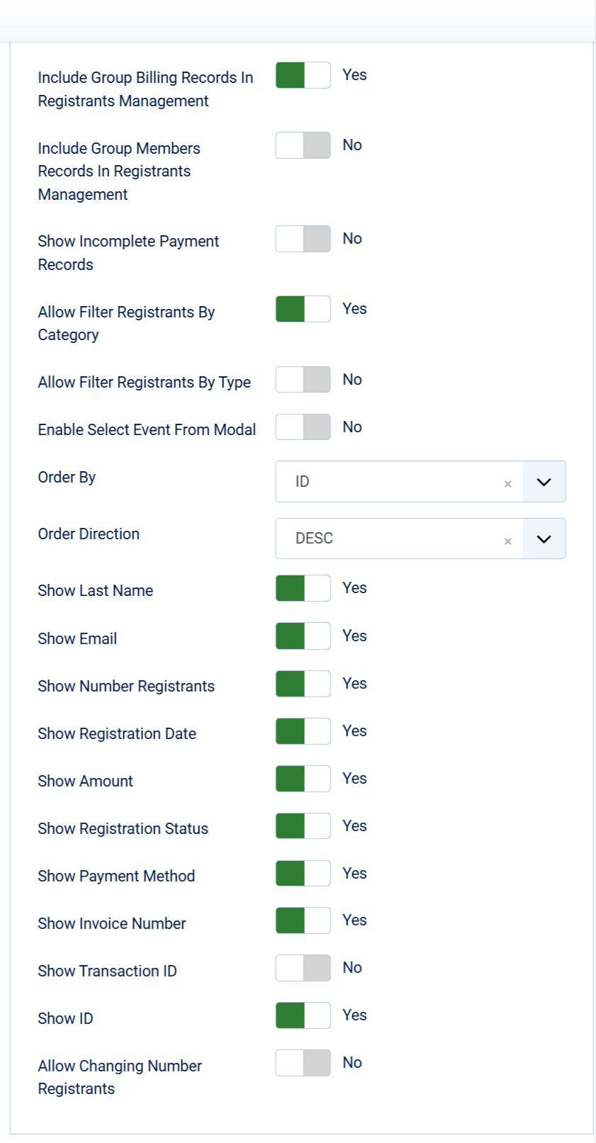 registrants-management-settings
