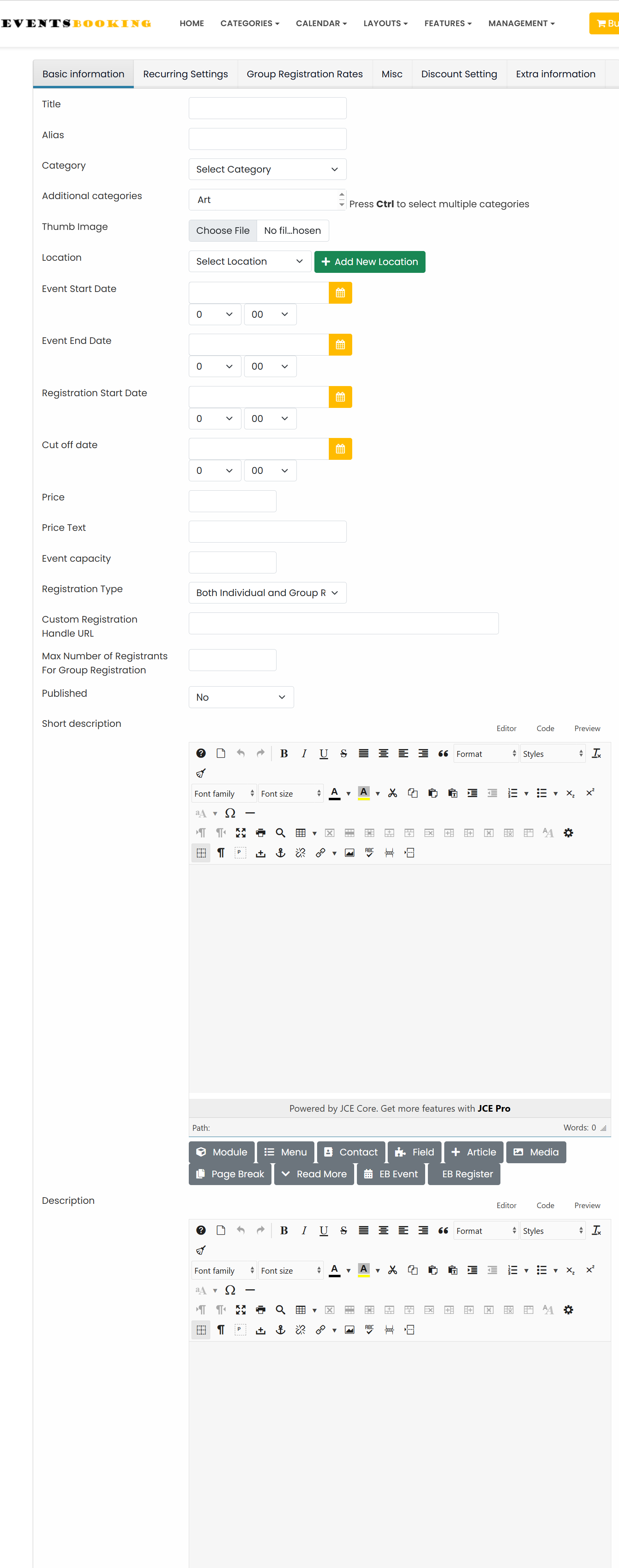 frontend-submit-event-default-layout