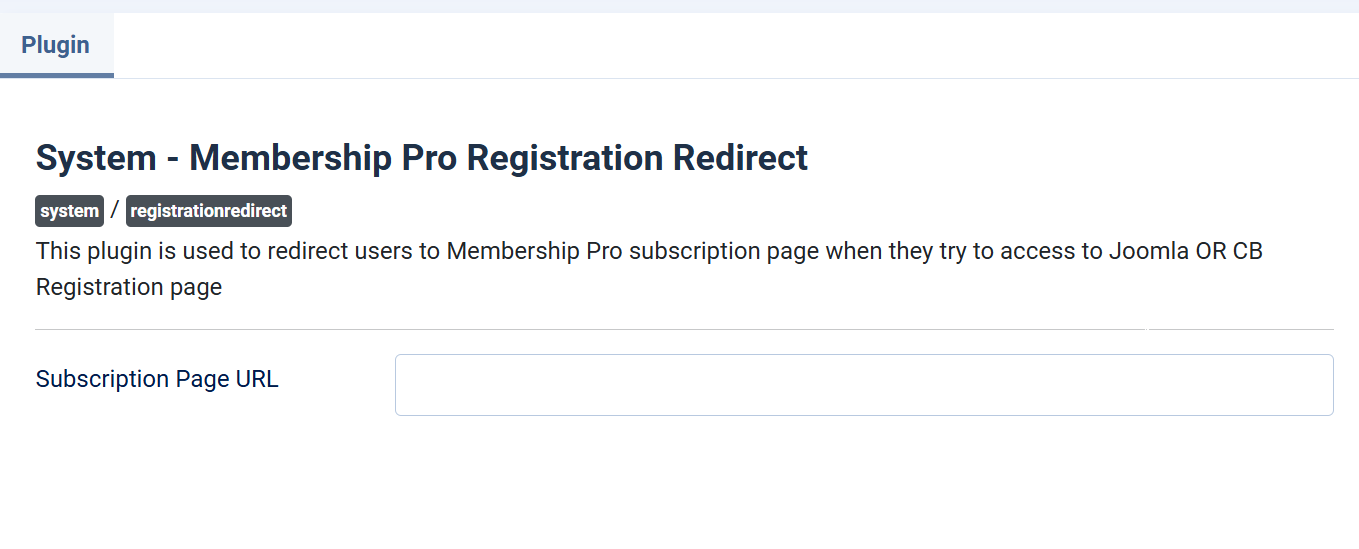 Registration Redirect Plugin