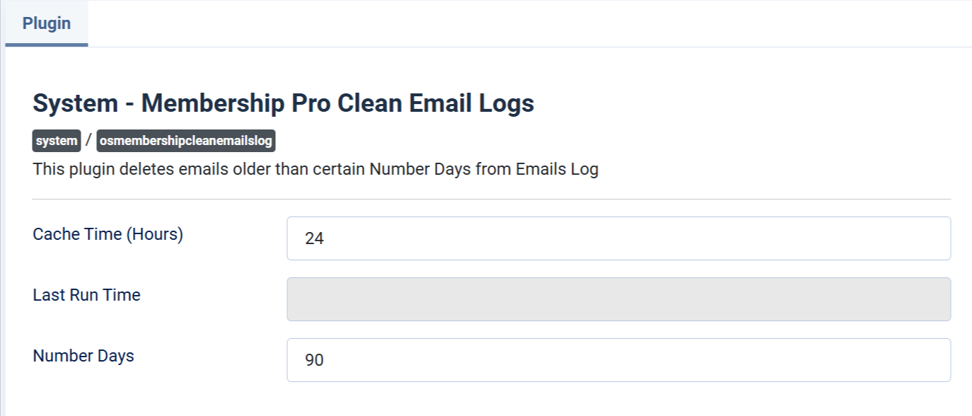 System - Membership Pro Clean Email Logs